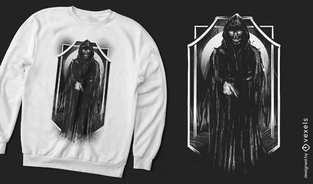Death illustration t-shirt design
