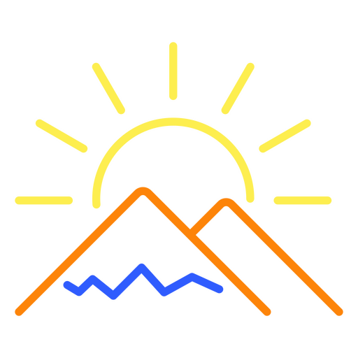 Einfaches Wetterpiktogramm PNG-Design