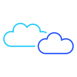 Wolken in einem klaren Himmel PNG-Design Transparent PNG