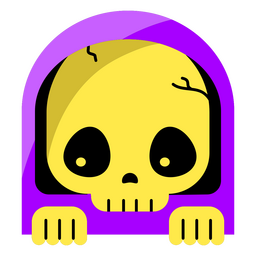 cara plana parca Diseño PNG