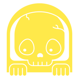 Sensenmann schnitt Gesicht aus PNG-Design