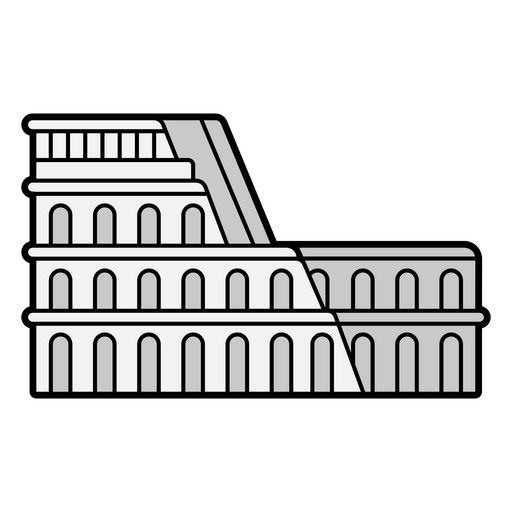 Classic greco-latin construction PNG Design