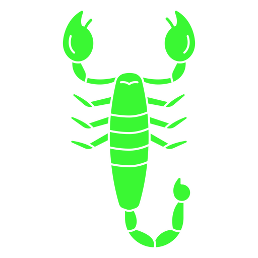 Un escorpión bioluminiscente Diseño PNG