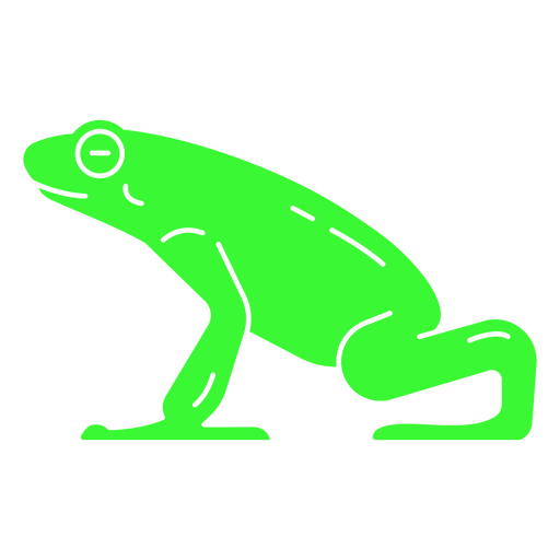 A bioluminescent frog PNG Design