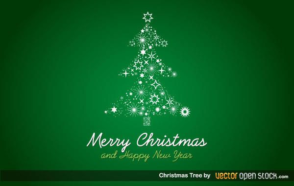 Fondo estrellado del árbol de navidad Fondo estrellado del árbol de navidad
