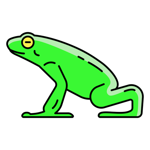 Eine biolumineszente Amphibie PNG-Design