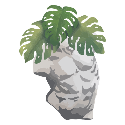 Skulptur einer männlichen Büste PNG-Design