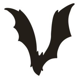 Bat silhouette spooky PNG Design