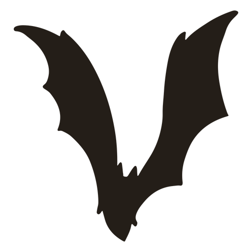 Silhueta de morcego assustador Desenho PNG