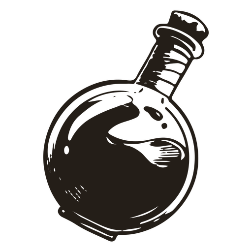Potion hand drawn witch PNG Design