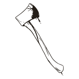 Verdammtes Beil PNG-Design