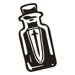 Mysteriöses Trankglas PNG-Design