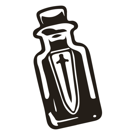 Mysterious potion jar PNG Design