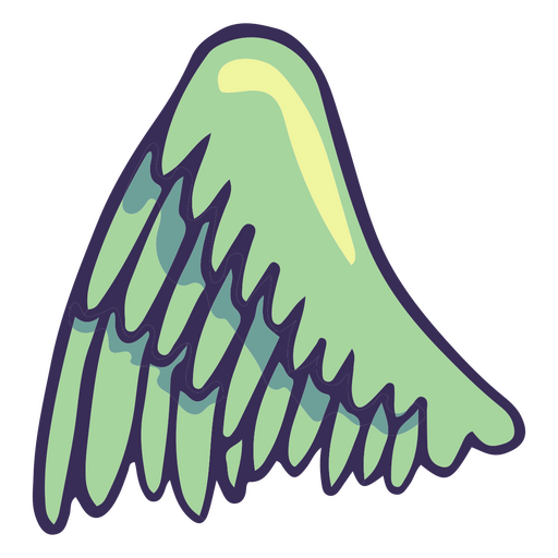 Angelic wing spread wide PNG Design