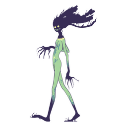 Skinny Creature With Branched Hands And Feet PNG & SVG Design For T-Shirts