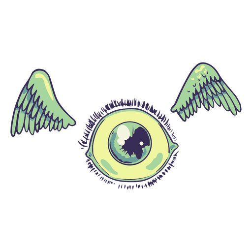 Giant flying eye PNG Design