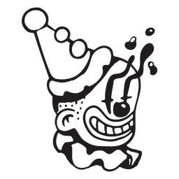 palhaço Synyster Desenho PNG