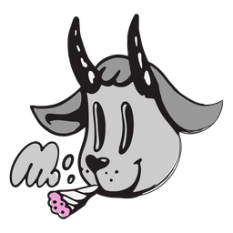 carneiro fumante assustador Desenho PNG
