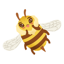 animal abelha kawaii Desenho PNG