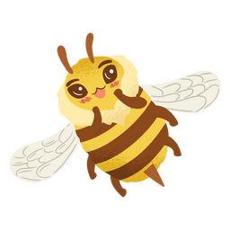 Kawaii bee animal PNG Design