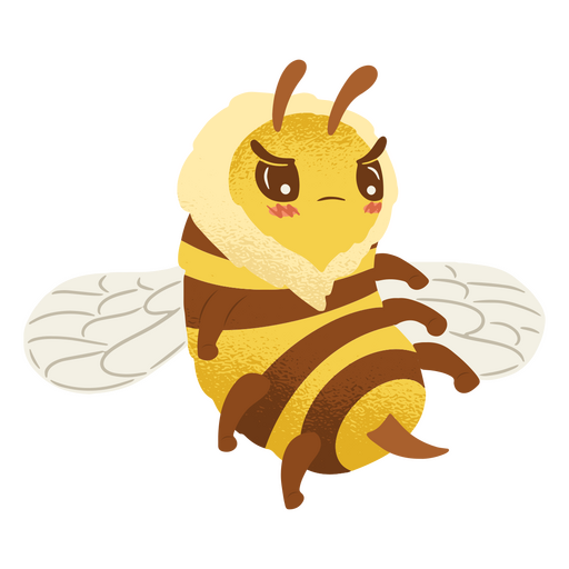 Kawaii angry bee 