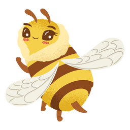 bunda de abelha kawaii Desenho PNG