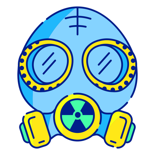 Gasmaske zum Schutz vor gefährlicher Umgebung PNG-Design