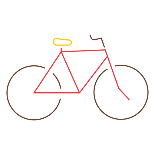 bicicleta monoline Desenho PNG
