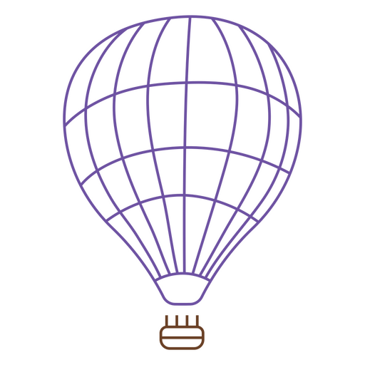 Monoline-Hub-Hei?luftballon PNG-Design