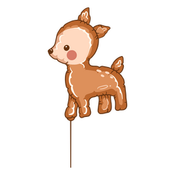 Cute deer balloon  PNG Design