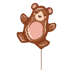 Cute bear balloon PNG Design Transparent PNG