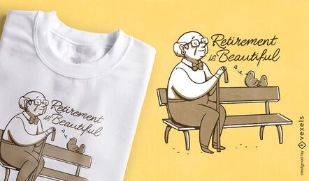 Ruhestand ist ein schönes T-Shirt-Design
