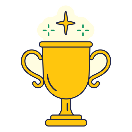A trophy for the winner PNG Design