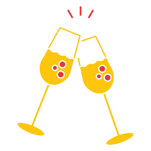 A toast to your joy PNG Design