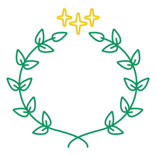 Laurel wreath for victory PNG Design