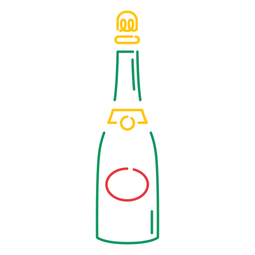 Champagne to celebrate the triumph PNG Design