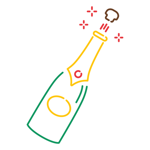 Champagner, um eine Leistung zu feiern PNG-Design
