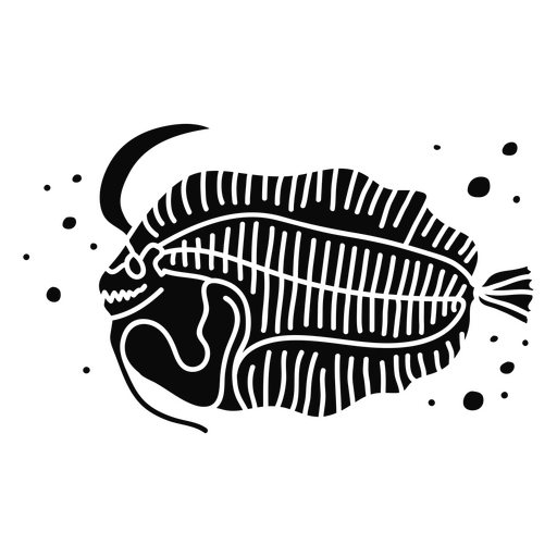  Angler fish of the oceans PNG Design
