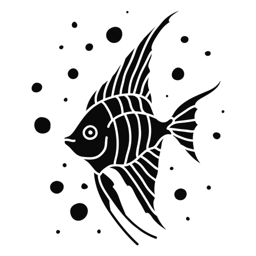 peixe anjo do oceano Desenho PNG