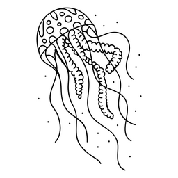 oceano medusa Desenho PNG