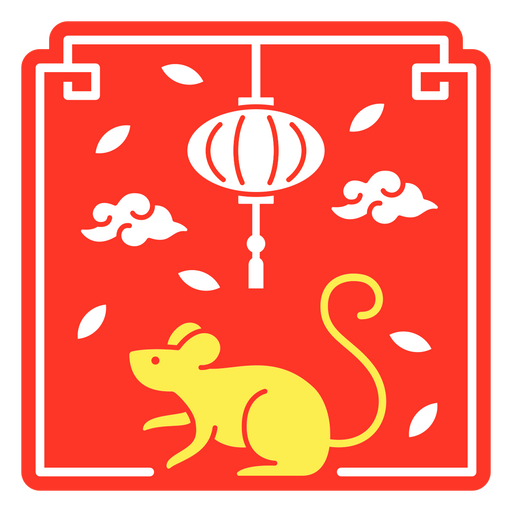 O signo do zodíaco oriental de rato Desenho PNG