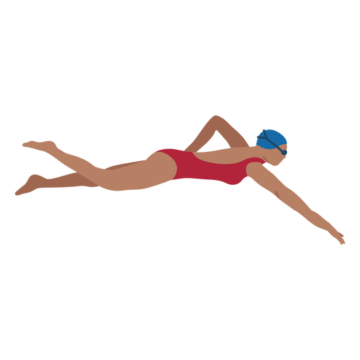 Freestyle-Schwimmen PNG-Design