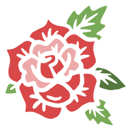 Zimmerpflanzenrose ausgeschnitten PNG-Design