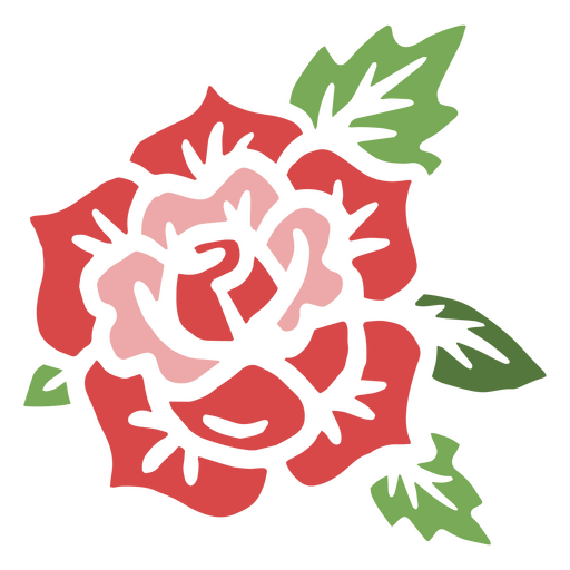 Houseplant rose cut out PNG Design