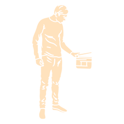 Clapper on a movie set PNG Design