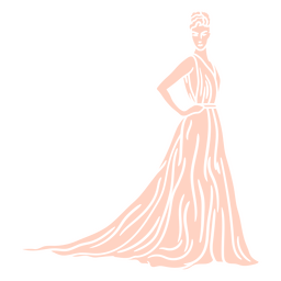 Elegant actress on a movie set PNG Design