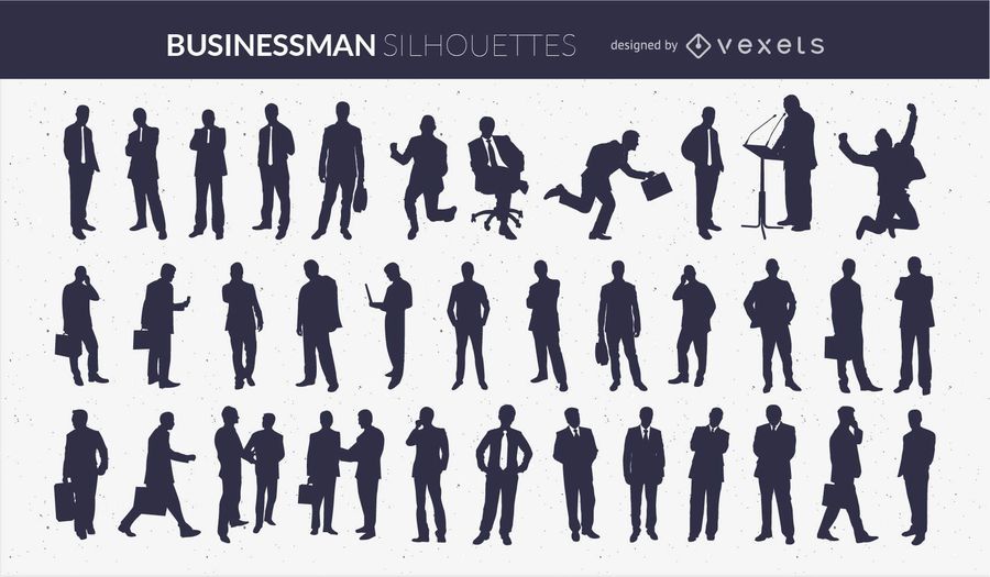 Businessman silhouette Businessman silhouette
