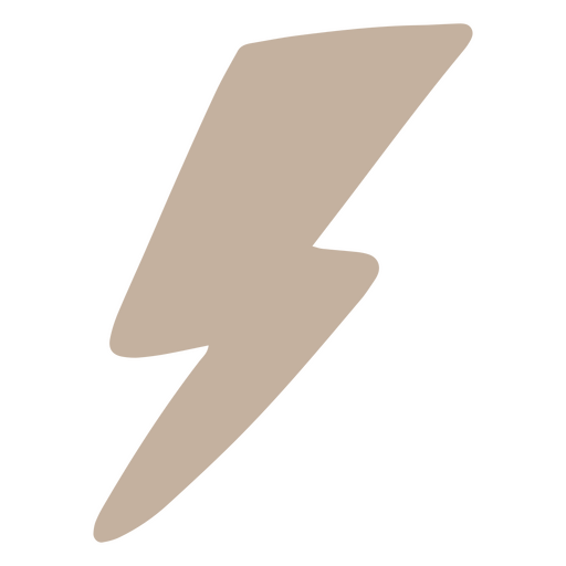 Simple thunder light PNG Design