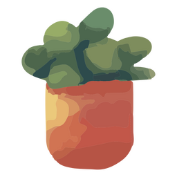 Aquarell Zimmerpflanze PNG-Design