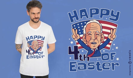 4. Juli Joe Biden T-Shirt-Design
